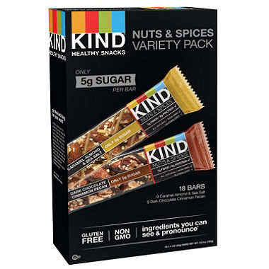 KIND Healthy Snacks,Nuts & Spices Vty Pk 20ct